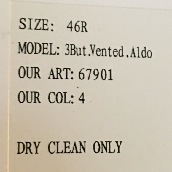 CARLO LUSSO 3-Button Vented "Aldo" Suit Jacket NWT - Picture 13 of 14